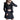 LuluDarling Solid Hooded Yoga Three-Piece Set Slim-Fit for Jacket + Quick-Dry High-Waisted Pleated Skirt + U-Shaped Bra Vest