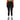 Ribbed High-Waist Spandex/Nylon Yoga Pants-Booty-Lifting Drawstring Closure Running Tights for Outdoor Workouts
