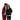 ARTIE 2025 Winter Men's Solid Fleece Anti-Pilling Zipper-Up Digital Printing Lined Hood Loose Fit Unisex Sweat Pants